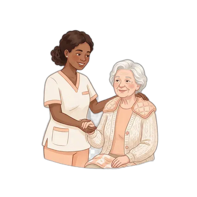Family spending time with a loved one in hospice care