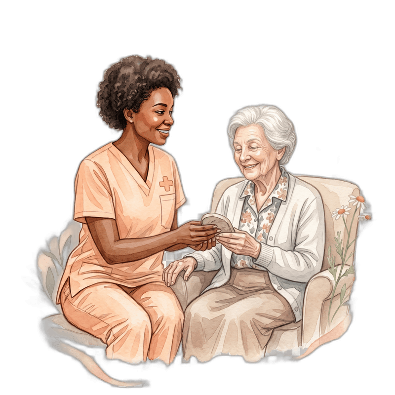 Caregiver prepared to respond to a care emergency