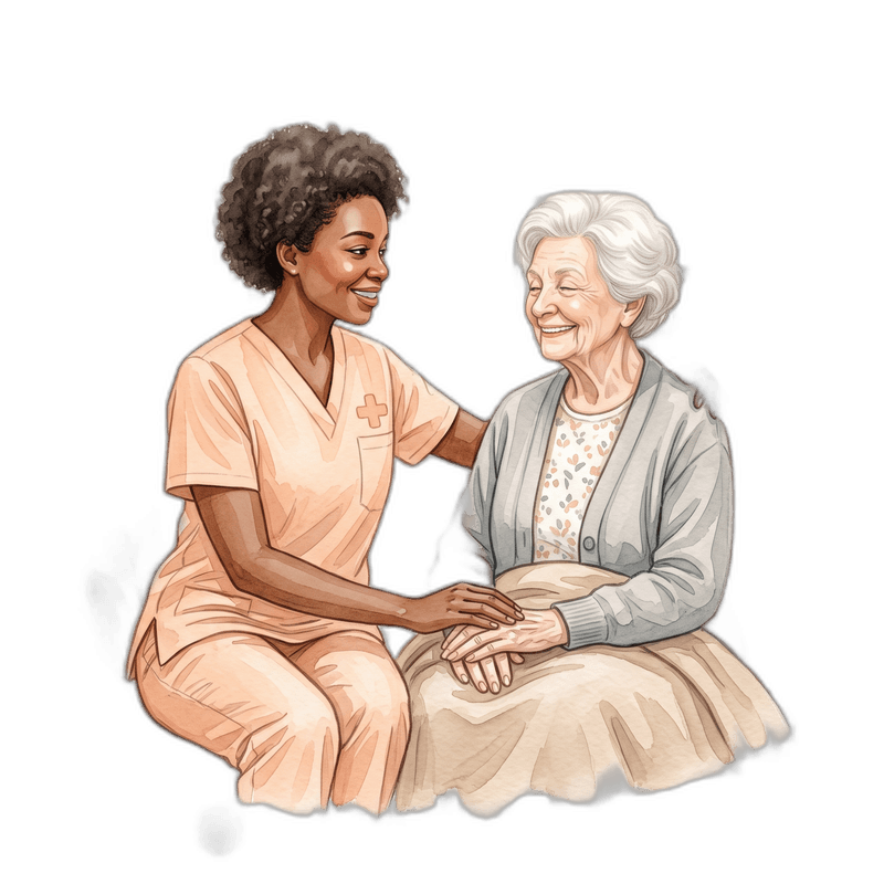Peaceful hospice care environment