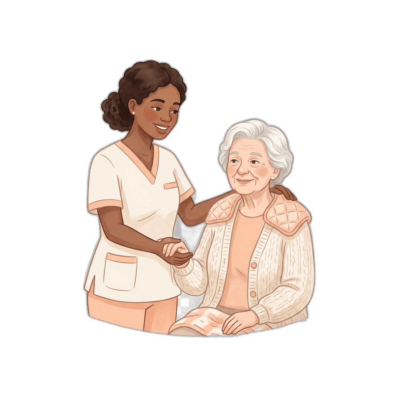 Family spending time with a loved one in hospice care