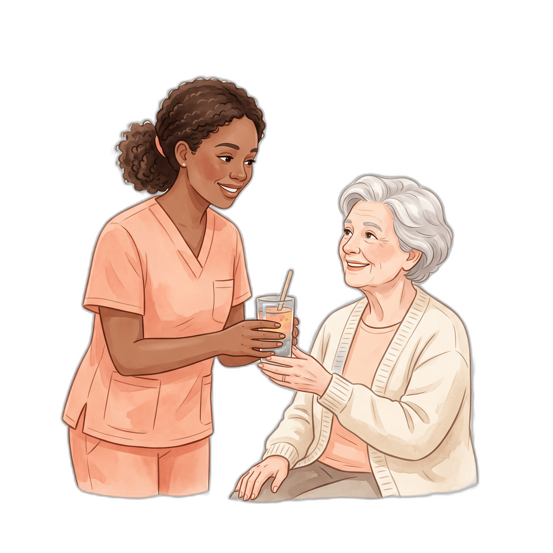 Nurse performing a wound dressing change