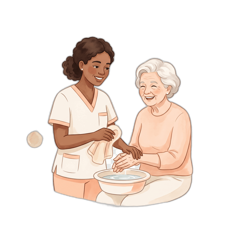 Residents enjoying an activity during respite care